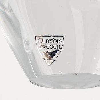 Four glass objects, Martti Rytkönen and Kjell Engman, Orrefors and Kosta Boda, Sweden.