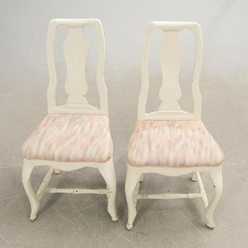 Chairs, a pair, late Baroque.