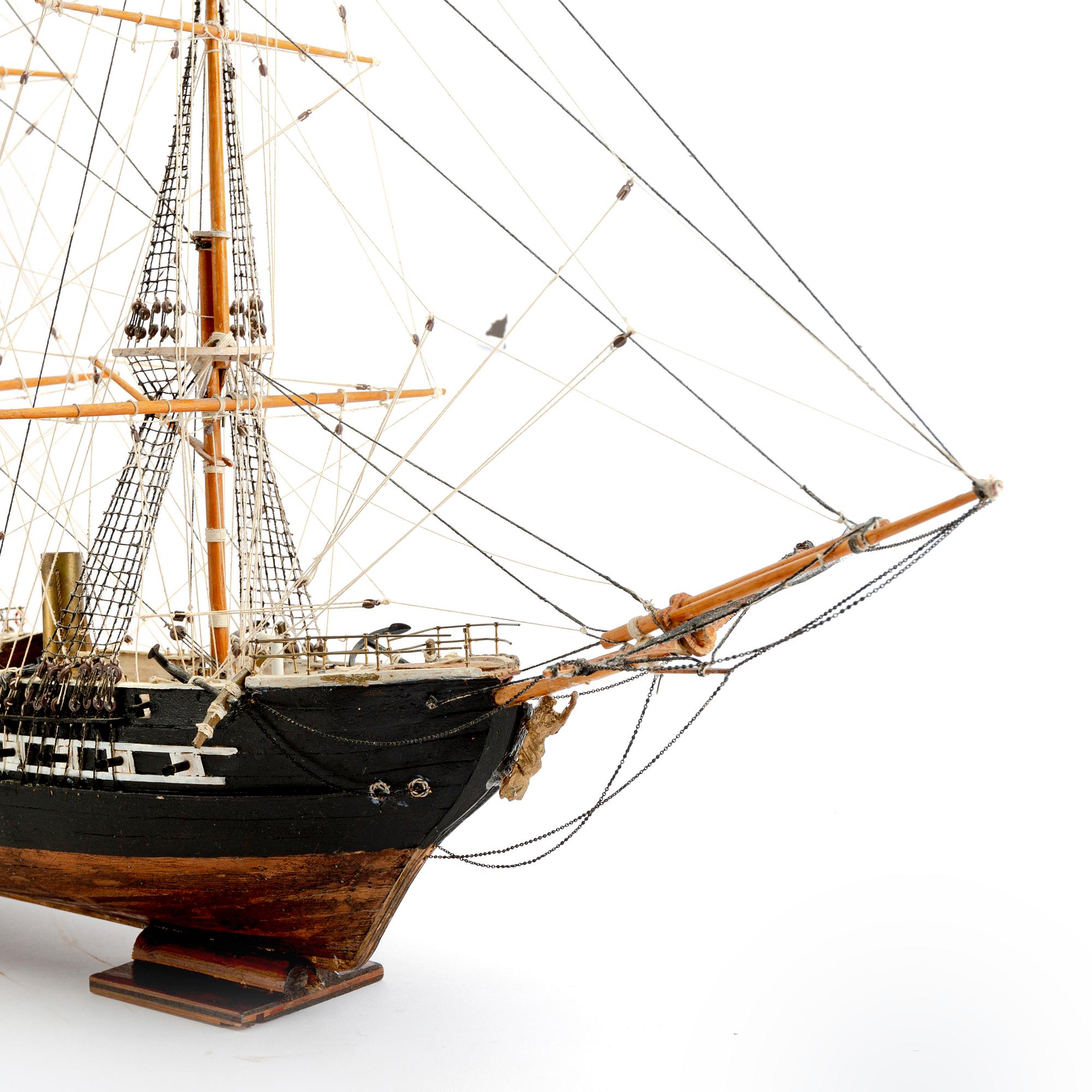 Fartygsmodell  1900-taltets första hälft.