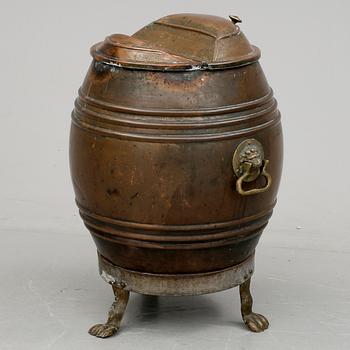 VATTENTUNNA, koppar, sent 1800-tal.