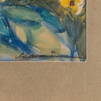 TYKO SALLINEN, water colour, signed.