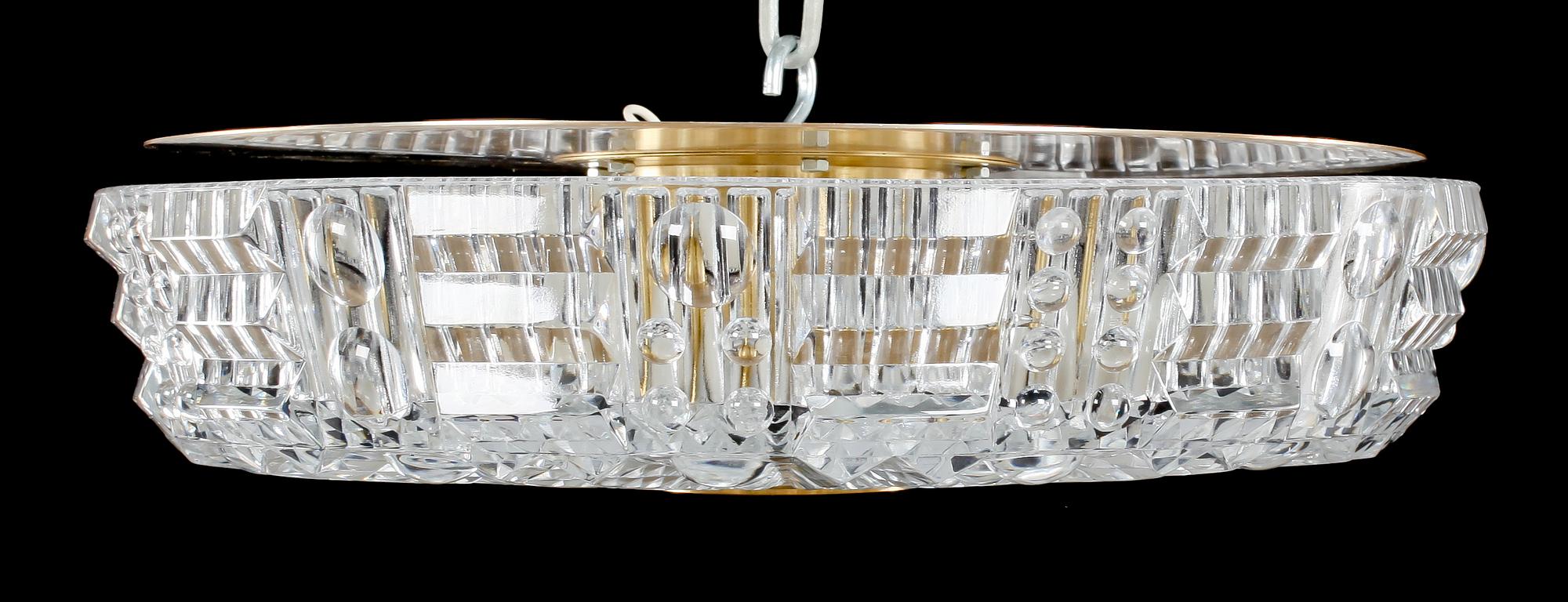 TAKPLAFOND, "RD2031", Carl Fagerlund, Orrefors, 1960-tal.