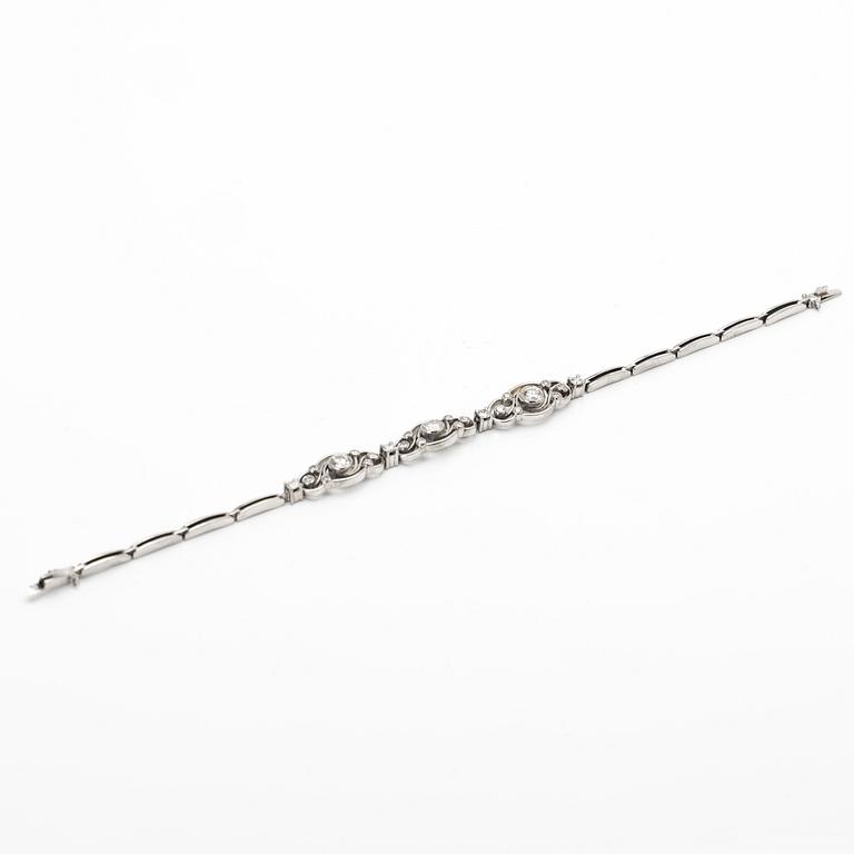 Bracelet, 18K gold and diamonds, CGH, Stockholm, 1961.