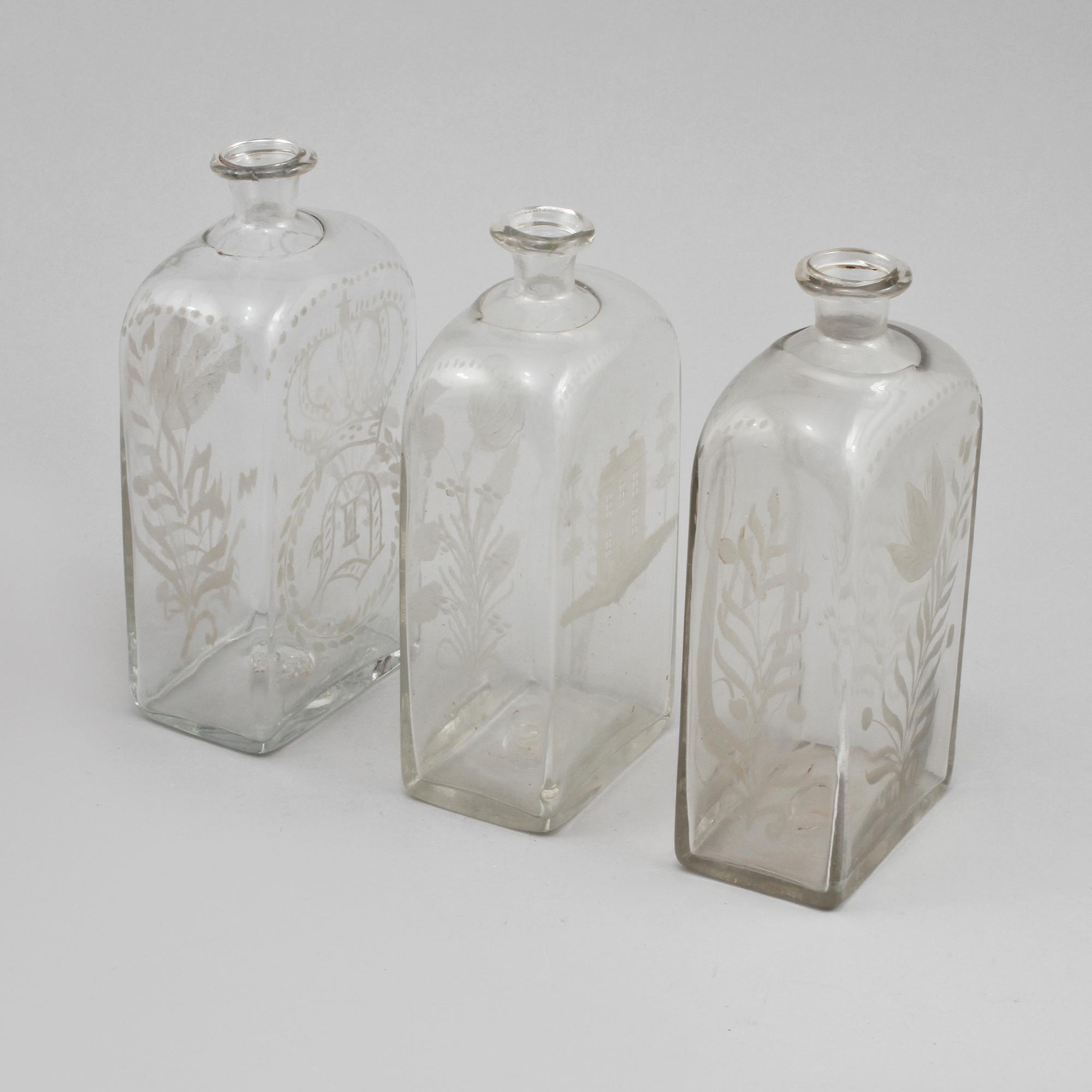 FLASKSCHATULL, 1800-tal.