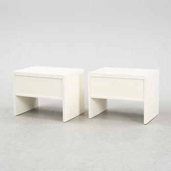 A pair of bedside tables, 'Avanti', Dux, second half of the 20th Century.