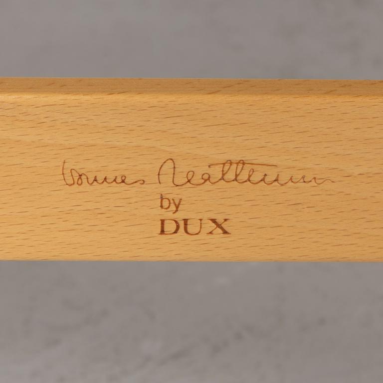 Bruno Mathsson, fåtölj med fotpall, "Pernilla", DUX, 2000-tal.