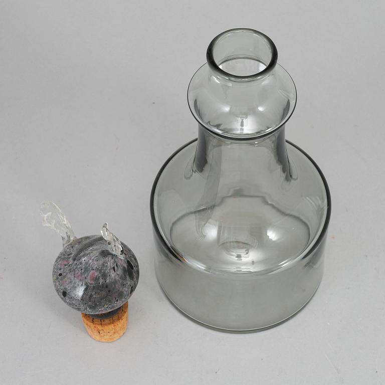 KAJ FRANCK, A decanter signed K. Franck, Nuutajärvi Notsjö -62.