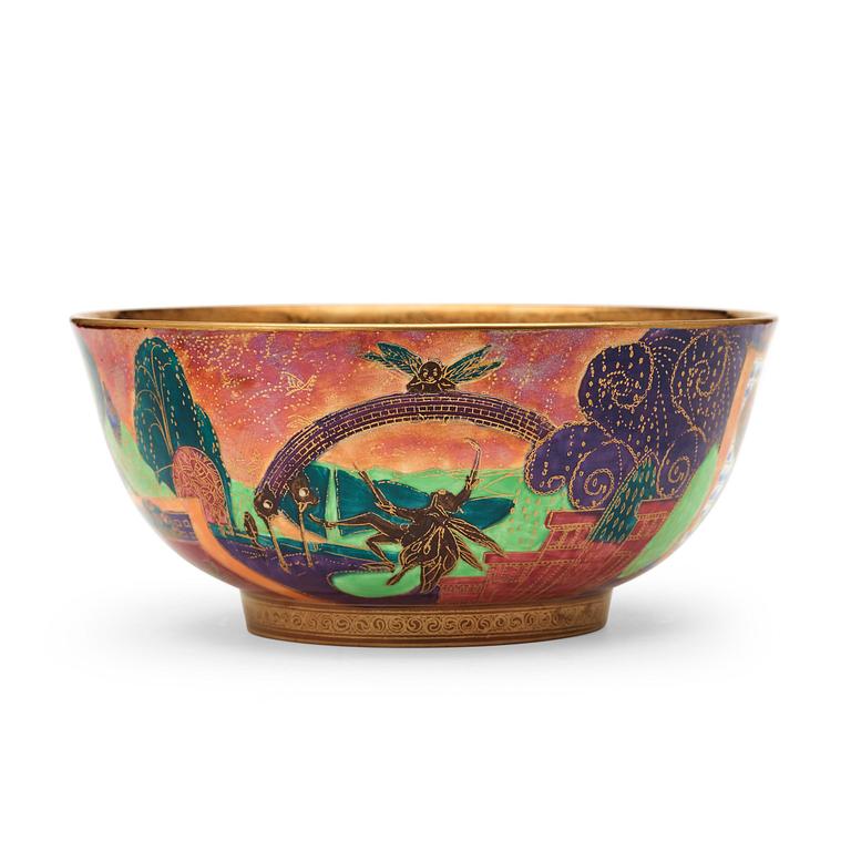 WEDGWOOD, a 'fairyland lustre' bowl, attributed to Daisy Makeig-Jones, England 1920's.