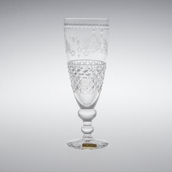 CHAMPAGNEGLAS, 7 stycken, glas, "Elvira Madigan", Kosta.