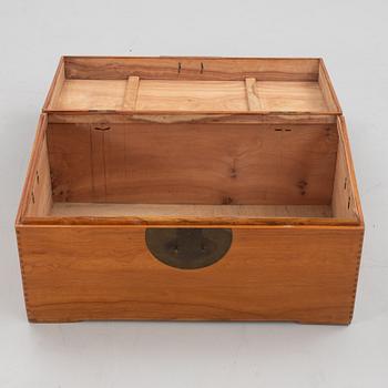 A Chinese camphor coffer/chest, 20th century.