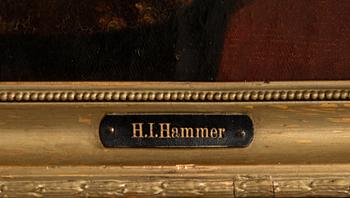 Hans Jorgen Hammer, Porträtt av flicka i folkdräkt.