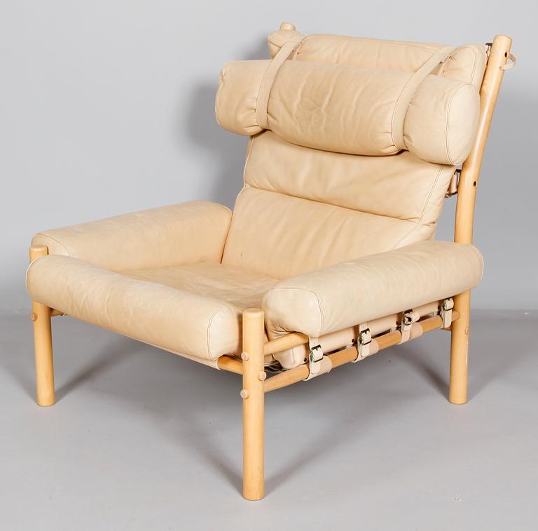 FÅTÖLJ MED FOTPALL, Arne Norell, Inca.