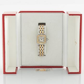 Cartier, Panthère, wristwatch, 21,5 x 21,5 (30) mm.