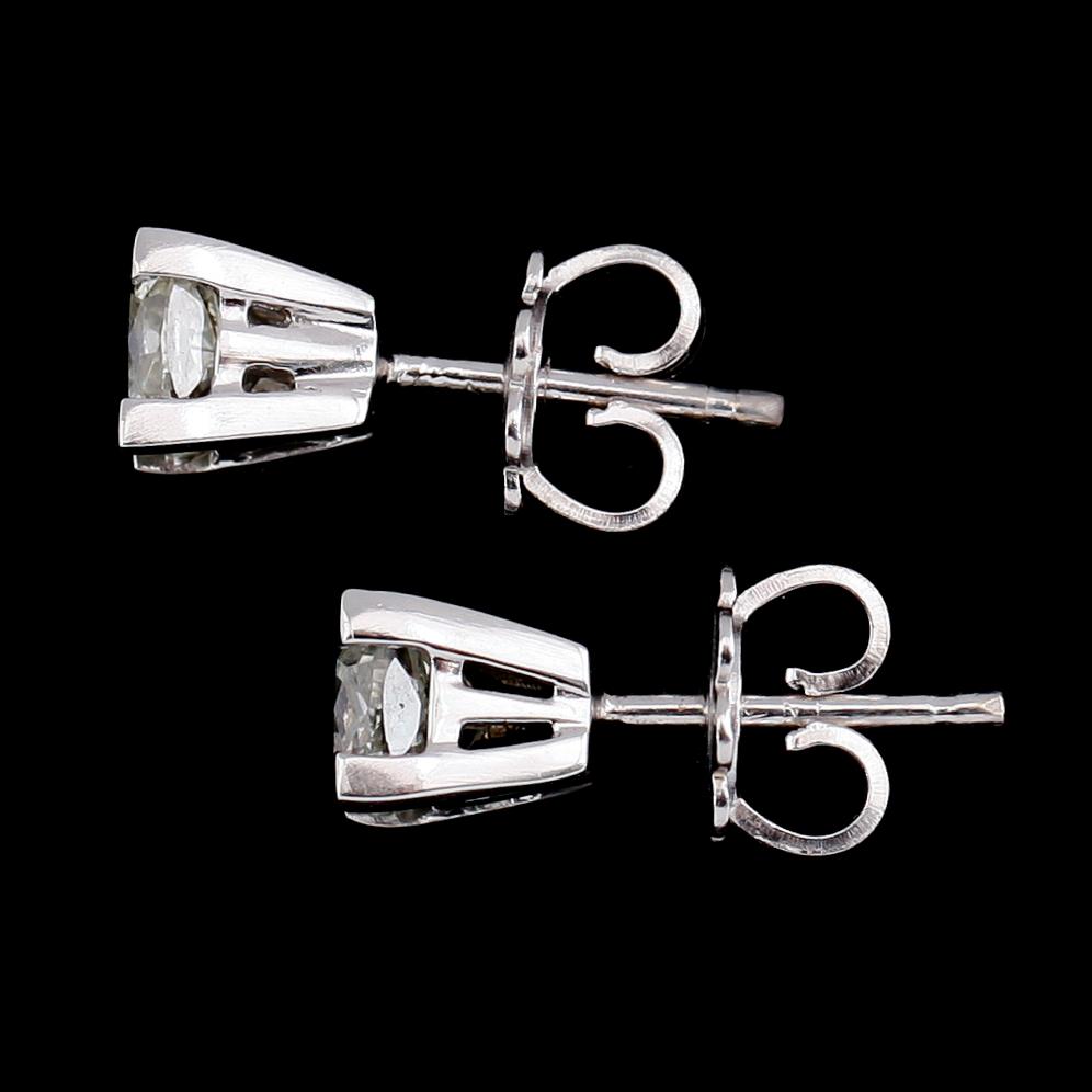 ÖRHÄNGEN, 1 par, 18 k vitguld, diamanter tot ca 1.60 ct.
