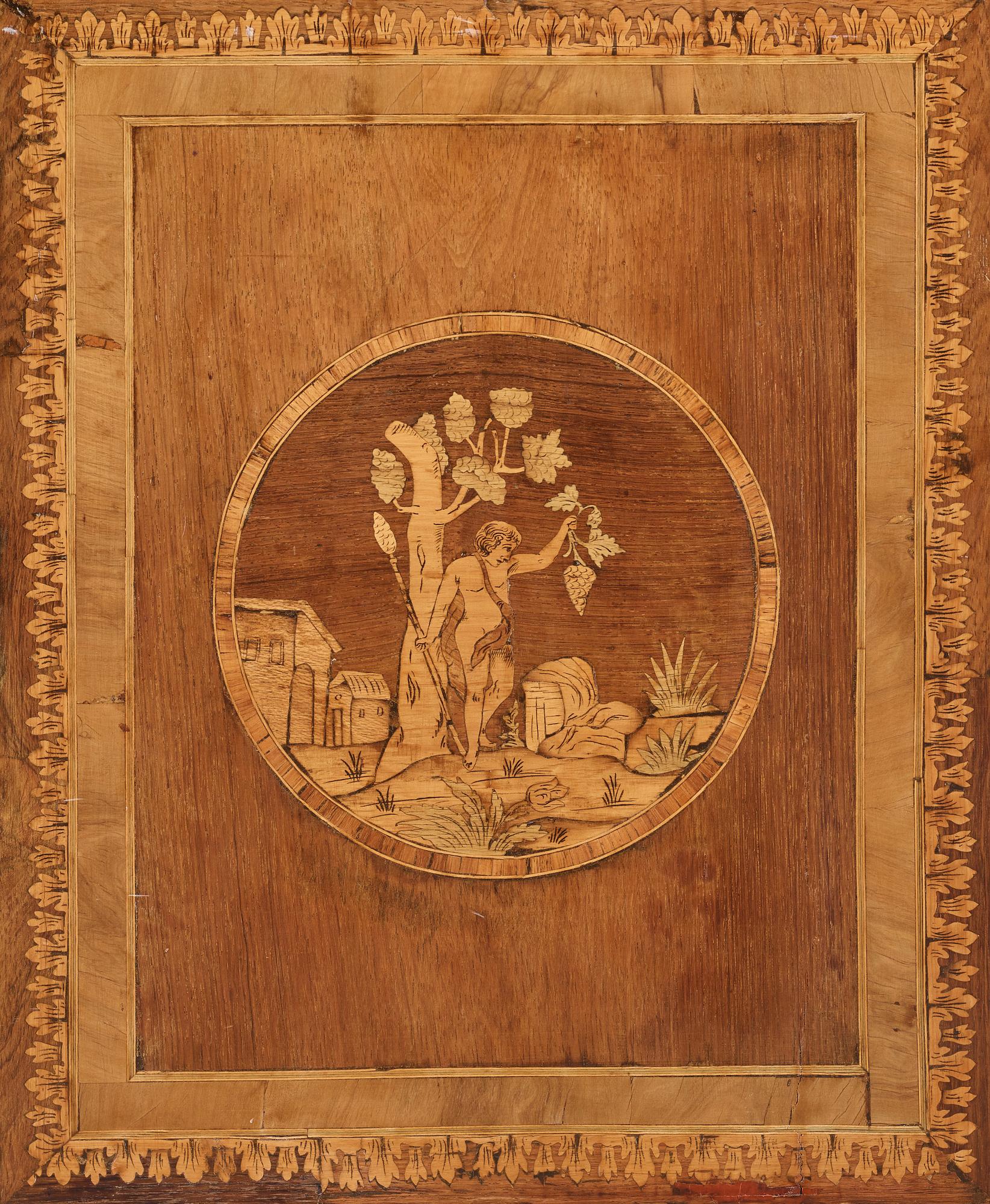 A Italian late 18th century commode.