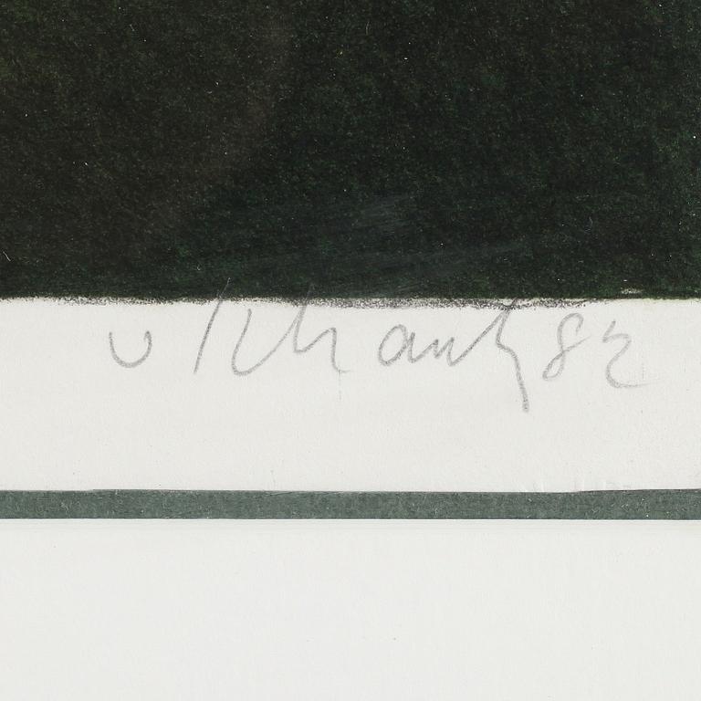 PHILIP VON SCHANTZ, färglitografi, signerad och daterad -82, numrerad 27/160.