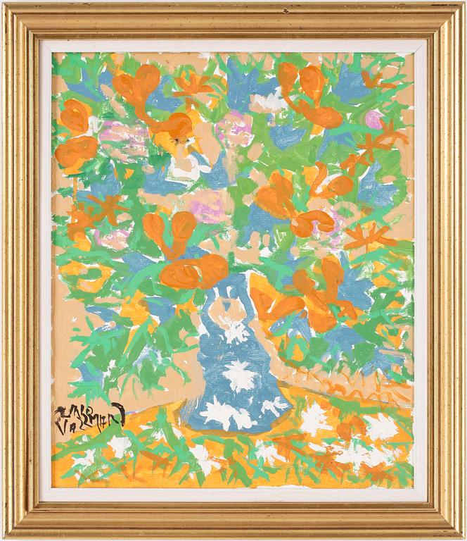 UNO VALLMAN, olja på duk, signnerad.