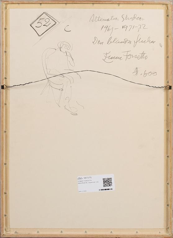 EINAR FORSETH, blandteknik, signerad.