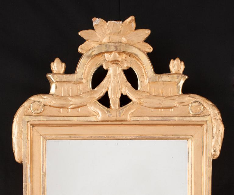 A Swedish Transition mirror, Stockholm 1774.
