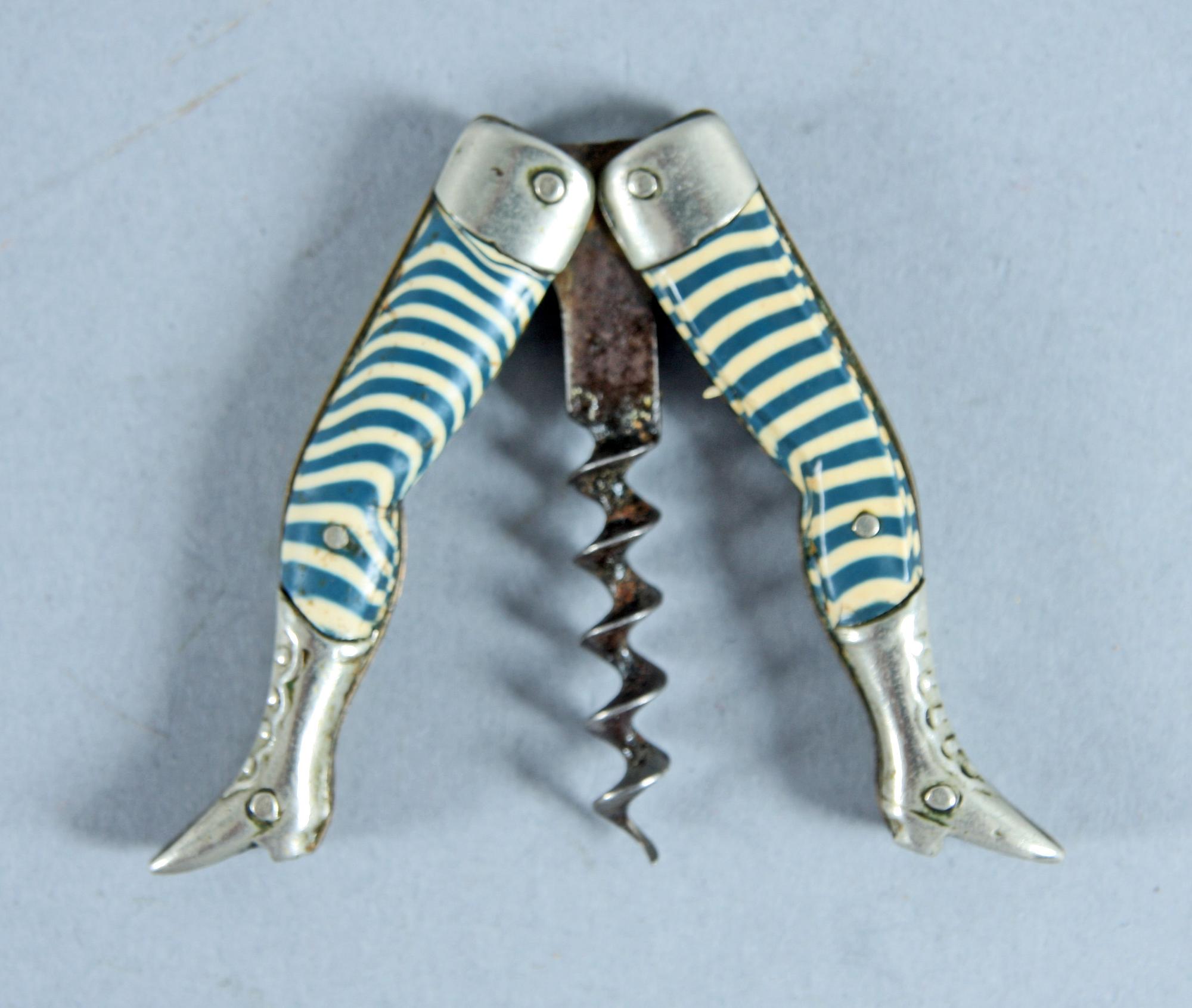 KORKSKRUV, sk "ladies legs", Tyskland, 1900-talets första hälft.