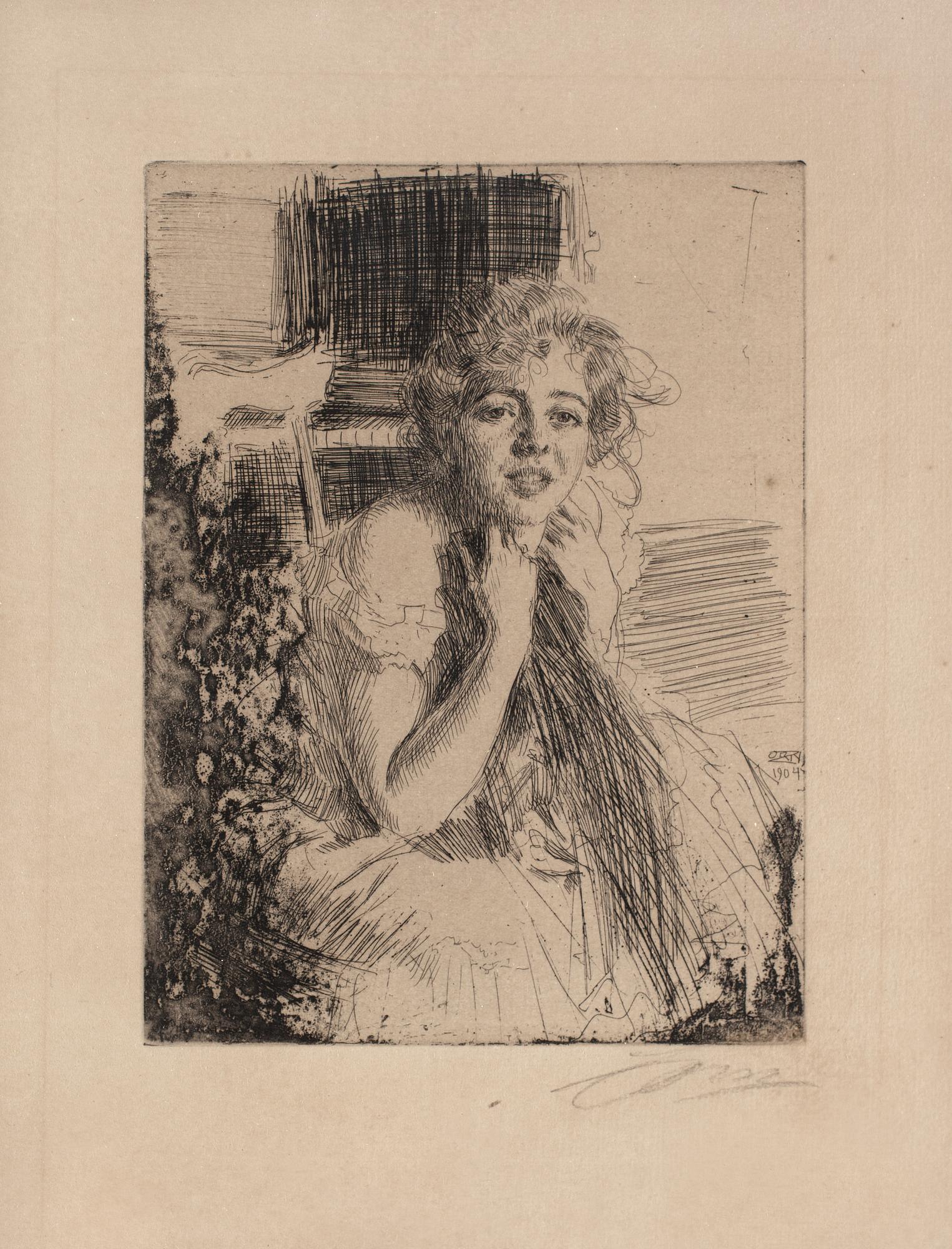 Anders Zorn, "Emma Rasmussen".