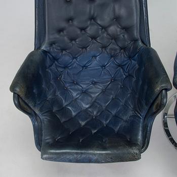 Bruno Mathsson, a pair of 'Jetson' armchairs, Dux, second half of the 20th century.