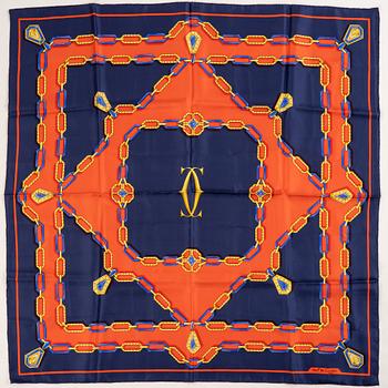Cartier, scarf.