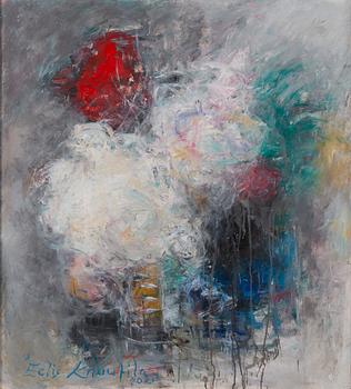 Eelis Knuutila, oil on board, signed and dated 2021.