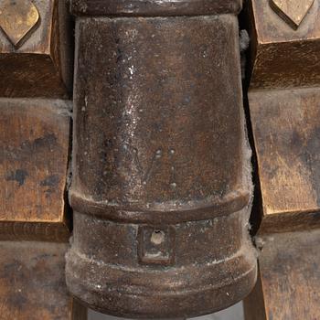 Salutkanoner, ett par, 1800-tal.
