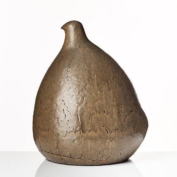 Åke Holm, a large stoneware sculpture of a bird, Höganäs, Sweden probably 1950's.