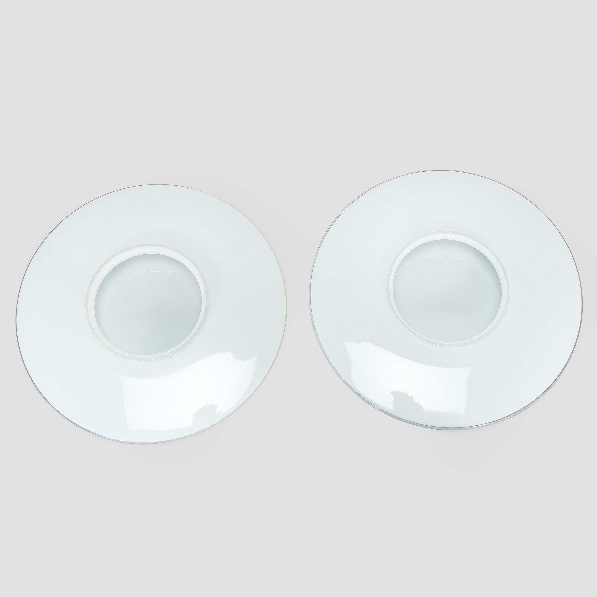 Arne Jacobsen, a pair of 1960's 'AJ-Eklipta' ceiling/wall lamps, for Louis Poulsen/licensed manufacturer Orno, Stockmann.