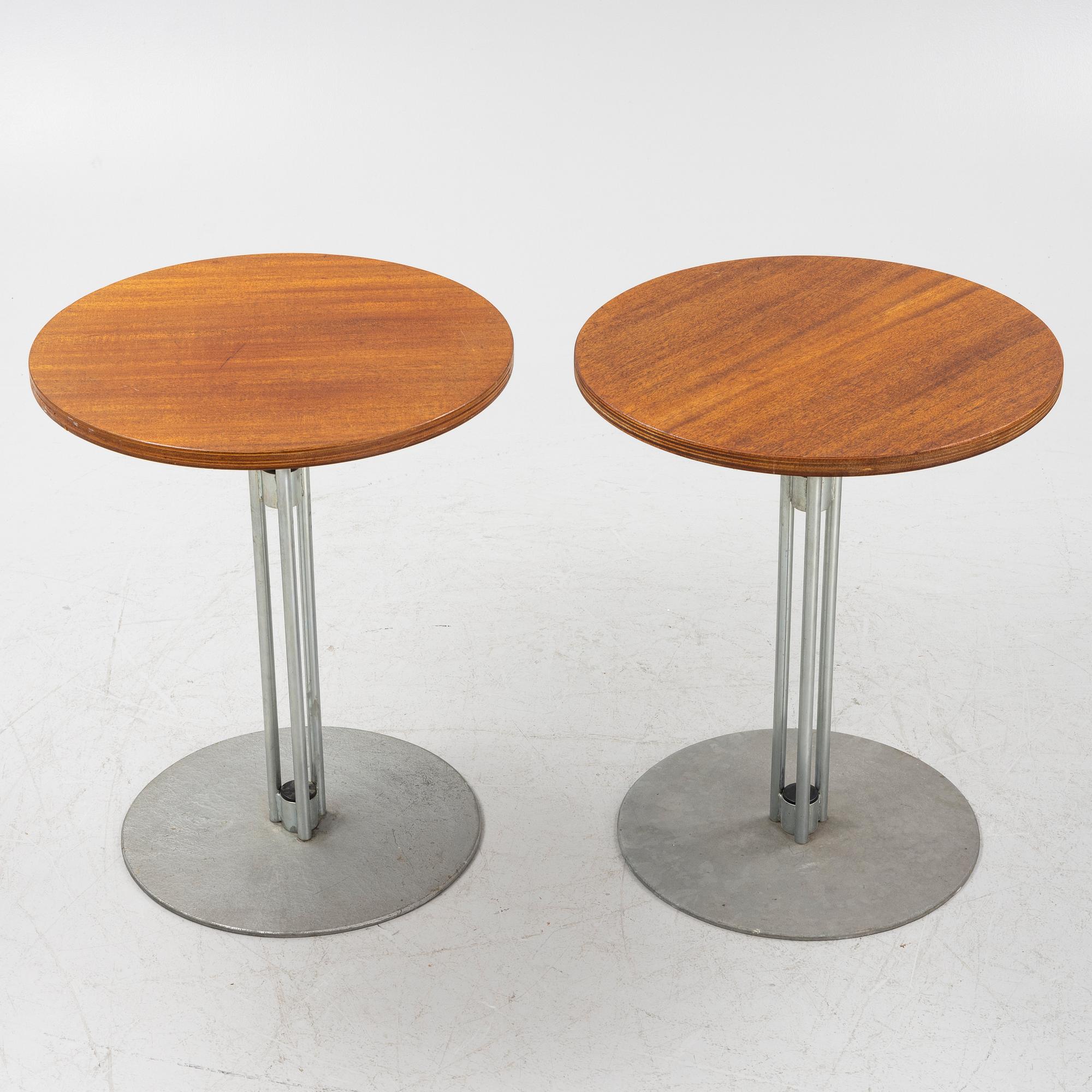 Cafébord, 2st, 1980-tal.