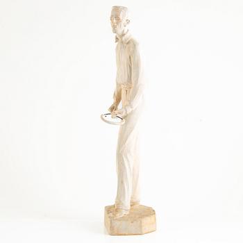 Alice Nordin, skulptur, Alice Nordin,  parian,, "G-gurra", Gustavsberg.