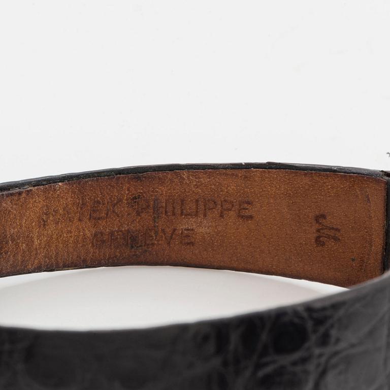 Patek Philippe, Calatrava, "Clous de Paris", wristwatch, 25 mm.