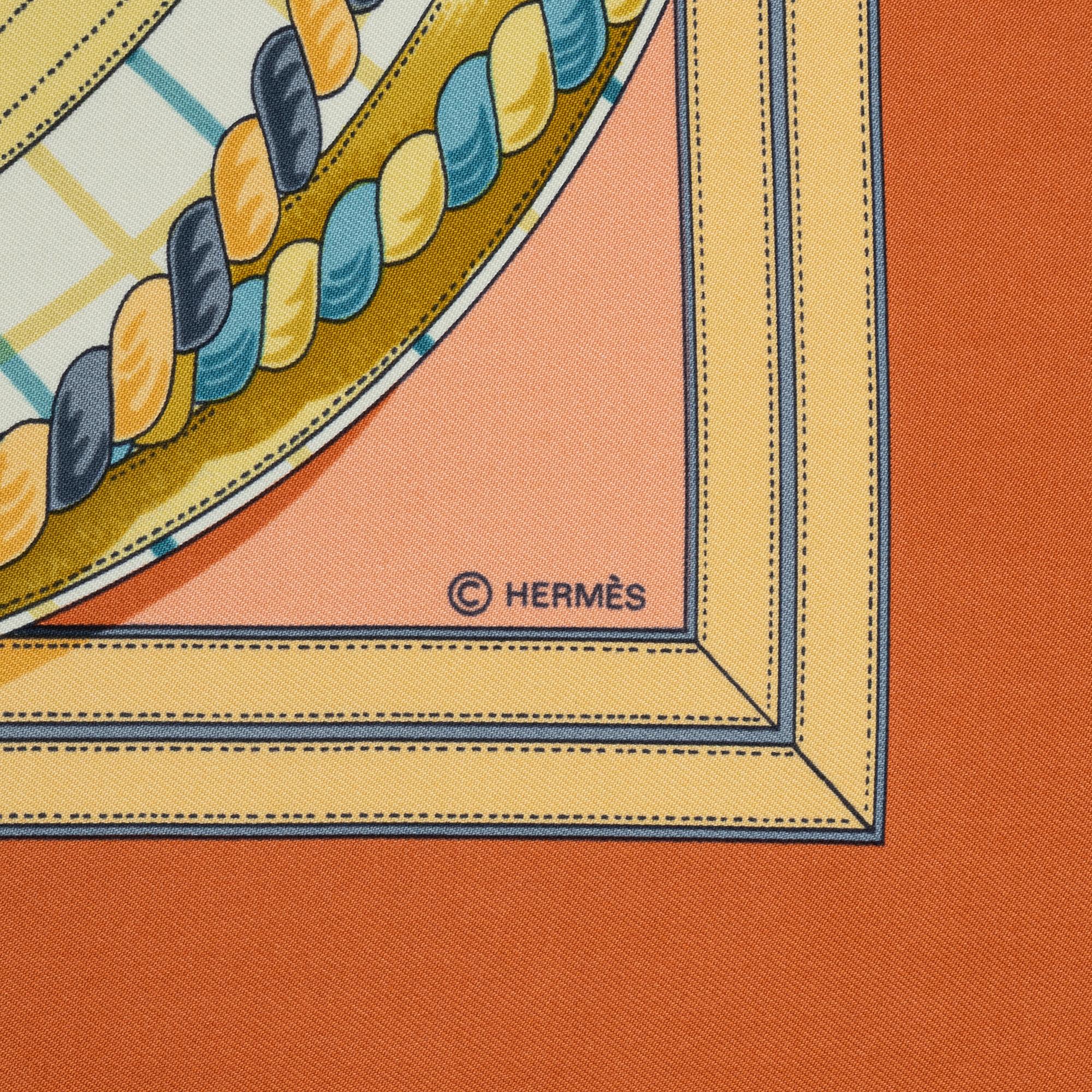 Hermès, scarf "Grand tenue".