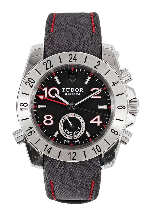 Tudor - Aeronaut. GMT Ref 20200. Stål/nylonband. Cert & Box. Ref 20200 - H813734 40mm.