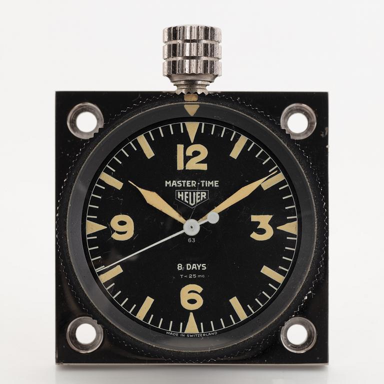 Heuer, Master-Time (T<25 mc),  dashboard clock, 55 (57,5) mm.