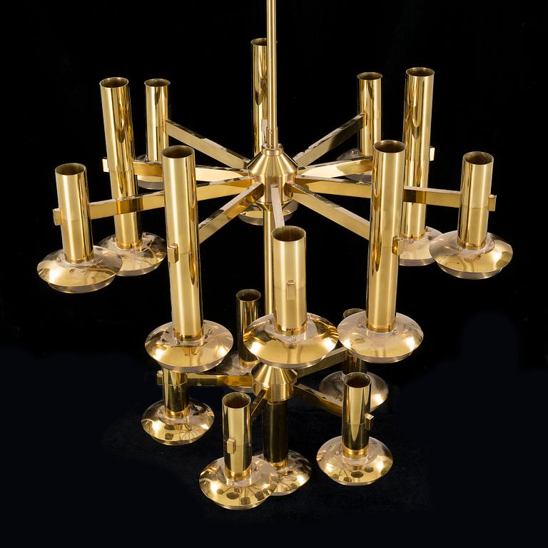 A ceiling lamp for Westal, probably Holger Johansson, second half of the 20th century.