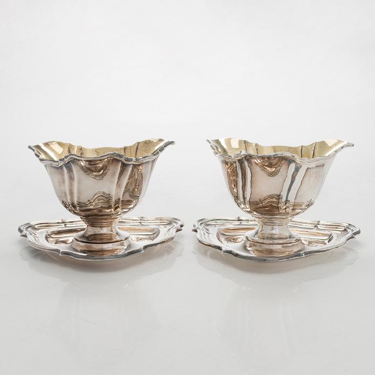 Kastikemaljoja, 2 kpl,  Tanska 1930-luku.