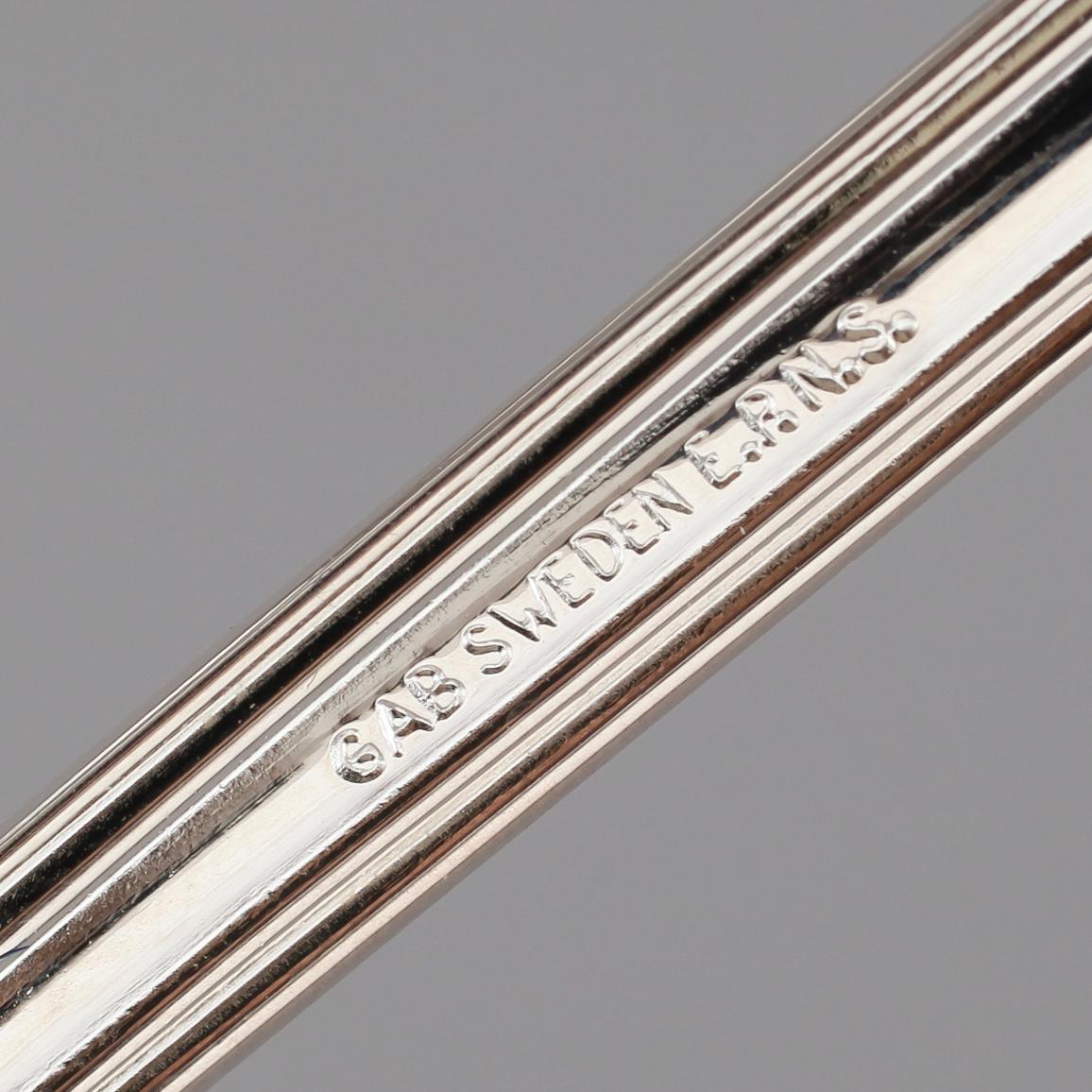 BESTICK, 112 delar, nysilver, GAB, Stockholm, 1900-talets andra hälft.