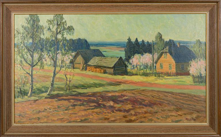 Märt Bormeister, "Palu talu - vaade Kuru mäelt".