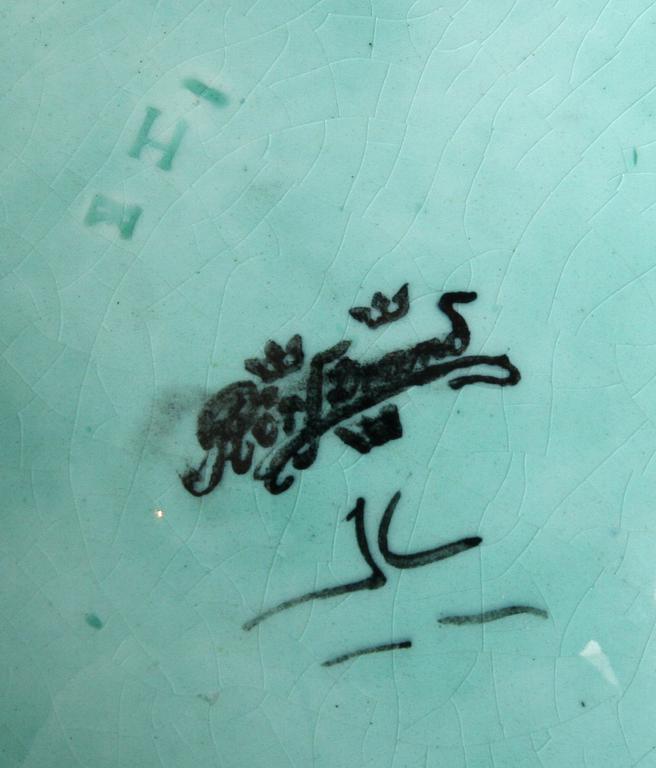 SKÅL, flintgods, Ilse Claeson, Rörstrand.