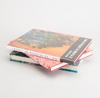 3 BOOKS, "Chagall - Le plafond de L'opera", "Chagall - Le Cirque D'Izis" and "Chagall - Ceramiques, Sculptures".
