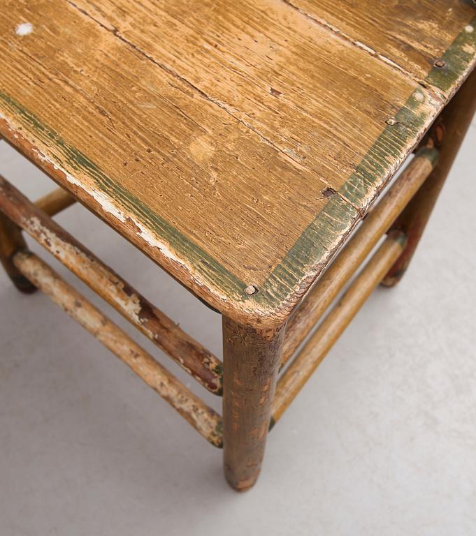 STOLAR, 10 st (6 + 4 snarlika), allmoge, 1700/1800-tal.