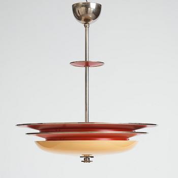 Erik Tidstrand, taklampa, modell "28805", Nordiska Kompaniet, 1930-tal.