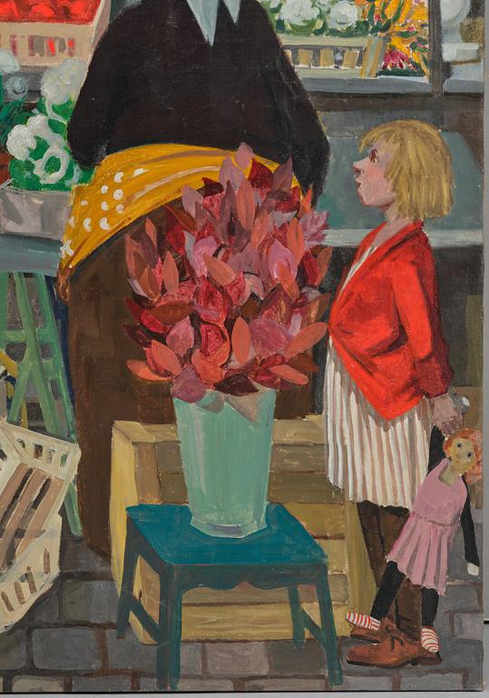 Pelle Åberg, "Torghandel på Hötorget".