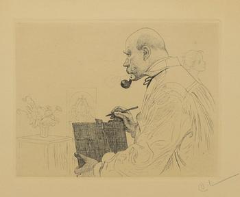 Carl Larsson, "Självporträtt".