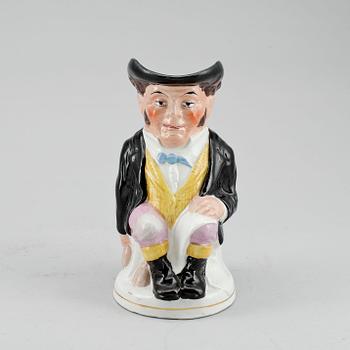 TOBY JUG, flintgods, 1800-tal.