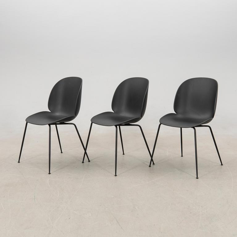 GamFratesi, chairs, 6 pcs "Beetle Dining Chair" for Gubi Denmark 2000s.