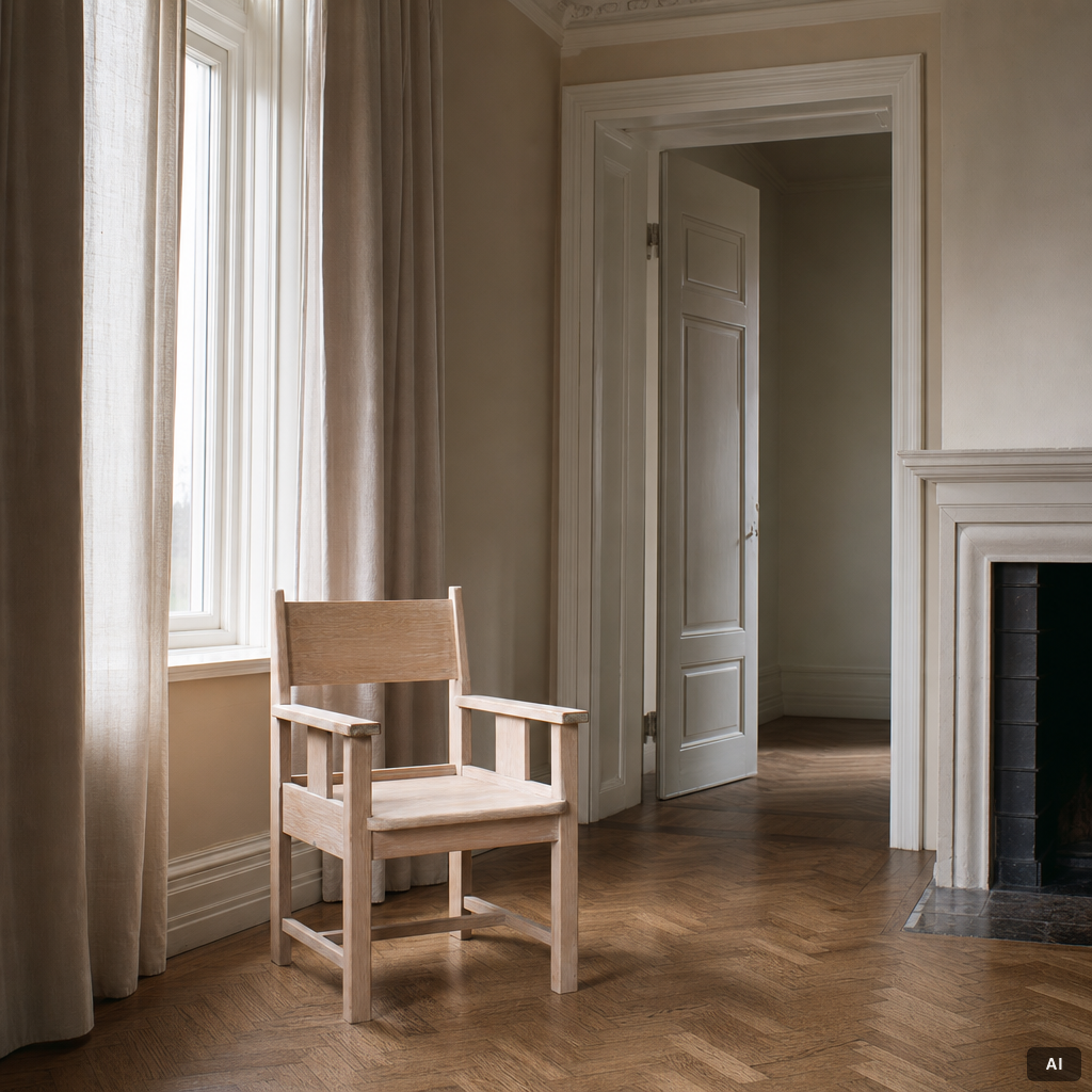 Four pine armchairs, Sweden, presumably mid20th century.